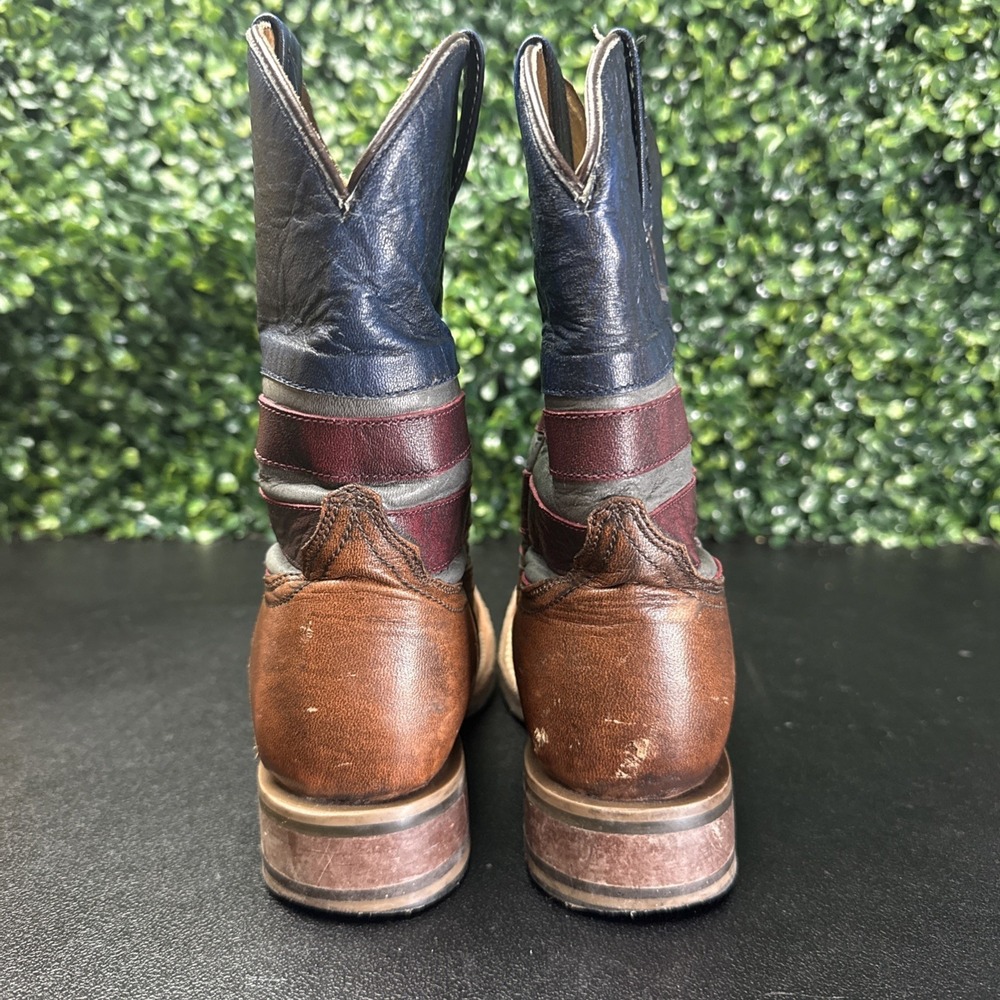 Tin Haul Kids Western Boots Brown Leather Size 13 - Picture 4 of 13